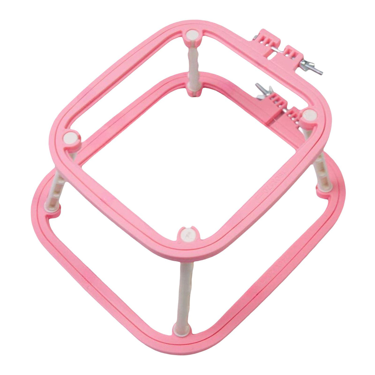 Maxbell Embroidery Table Stand Holder Embroidery Hoop for Quilting Needlework Sewing Pink