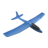 Maxbell Foam Glider Airplane Toy Flying Toy for Kids Easter Gift Hand Throwing Plane Blue