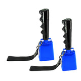 2Pcs Cowbells for Sporting Events Lound for Football Games Farm Celebrations Blue