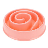 Maxbell Maxbell Pet Dog Food Bowl Slow Eating Feeder healthy Anti-choke Dish Feeder Pink
