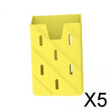 Maxbell 5xPhone Card Holder Silicone Phone Pouch for Drivers ID Card All Mobile Phones Yellow