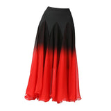 Maxbell 2xElegant Ballroom Dance Skirt Dancing Costume Stage Performance Dancewear XL