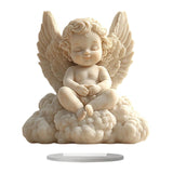 Maxbell Praying Angel Waterproof Wings Angel 2D Flat Acrylic for Patio Lawn Entryway