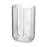 Maxbell Clear Vase for Centerpieces Modern Transparent for Living Room Desktop Party Style E