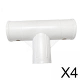 Maxbell 4xPool Hose Tee Joint Leakproof Sturdy Construction Hose Adapter Accessories