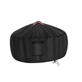 Maxbell Fire Pit Cover Weather Resistant Portable 420D Full Coverage Fire Bowl Cover L