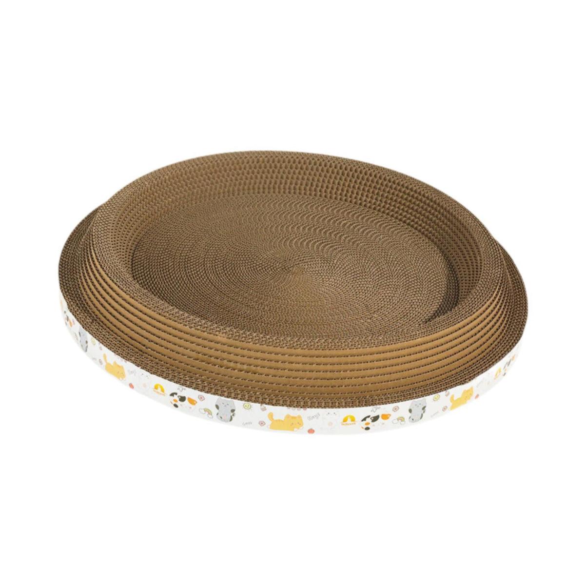 Maxbell Corrugated Paper Scratcher Bed Furniture Protector Training Round Shaped M