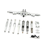 Maxbell 1/12 RC Car Metal Upgrade Kits Suit Rear Axle Fixtures for 12427 12429 Truck Silver