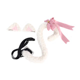 Maxbell Cat Tail and Ears Costume Set Funny for Party Supplies Role Playing Dress up