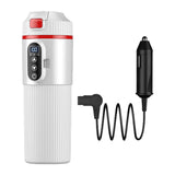 Maxbell Heating Cup Portable Heated Water Boiler for Family Cars Work Brewing Coffee White