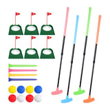 Maxbell Retractable Golf Putter Portable Two Ways Golf Putter for Home Office Garden with Golf Tee