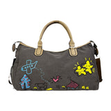 Maxbell Duffle Bag Sports Gym Bag Luggage Bag Overnight Bag for Gym Outdoor Exercise Gray