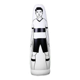 Maxbell Inflatable Football Training Dummy Defender Wall Durable Boxing Punching Bag white 160cm