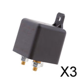 Maxbell 3x24V 100Amp Split Charge Relay Switch 4 Terminal Relays for Truck Boat Marine