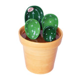 Maxbell 2x Creative Cactus Measuring Spoons in Flower Pot for Food Kitchen Gifts