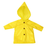 Maxbell Candy Color Raincoat Clothes for 18 Inch Girl Doll Outfit Yellow - Aladdin Shoppers