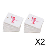 Maxbell 2x5*7 cm Color Printing Creative Earring Packaging Cards Flamingos