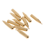 Maxbell 20pcs Fishing Brass Sinker Drop Shot Slider Weights Finesse Sinker Tackle