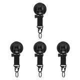 Maxbell 4Pcs Vacuum Suction Cup Hooks Supplies for  Car Camping Outdoor Activities