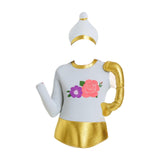 Maxbell Candlelight Dinner Theme Costume Festival Dress up Masquerade Cosplay Outfit Tea Pot Shape