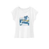 Maxbell Maxbell Women's T Shirt Summer Fashion Casual Basic Tee for Camping Holiday Vacation L White
