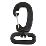 Maxbell Nylon Swivel Snap Hook Clip Backpack Webbing Buckle Black 25MM - Aladdin Shoppers