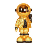 Maxbell Maxbell Astronaut Statue Sculpture Great Gift Desktop Decor Birthday Gifts Gold