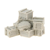 Maxbell 1/35 Resin Figure Resin Boxes and Bags Model Sandbag Walls Combination