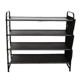 Maxbell Shoe Rack Vertical Metal Storage Organizer for Bedroom Small Space Apartment 4 Layer