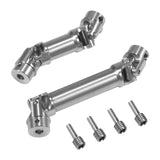 Maxbell 2 Pieces 1/18 RC Car Drive Shaft RC Transmission Shaft for RC Vehicles argent