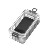 Maxbell Fishing Tackle Box Compact Mini Storage Case Fishing Accessories Storage Box Black