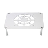 Maxbell Routers Cooling Base Stable Routers Cooling Rack for Home Studio Sturdy Room Silver