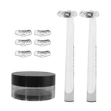 Maxbell Eyelashes Prints Lazy Quick Makeup Lashes Template for Indoor Travel Outdoor transparent