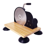 Maxbell Manual Bread Slicer Classic Tool Machine Evenly Slicing Adjustable Thickness Black Regular