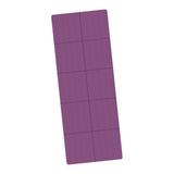 Maxbell Folding Exercise Mat Portable Foldable Yoga Mat for Training Outdoor Balance Dark Purple