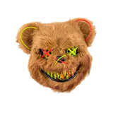 Halloween Face Mask Halloween LED Mask for Easter Masquerade Halloween Party pink  and  green