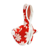Maxbell Christmas Porch Goose Outfit Decorative Creative Costume for Lawn Porch Yard snowflake