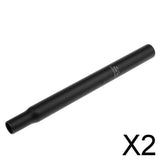 Maxbell 2xAluminium Alloy Bicycle Seatpost Bike Seat Post Saddle Tube 27.2 Black 300