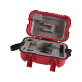 Maxbell Surveying Instrument Box Sturdy Level Carrying Case for Theodolite Prism Set Red