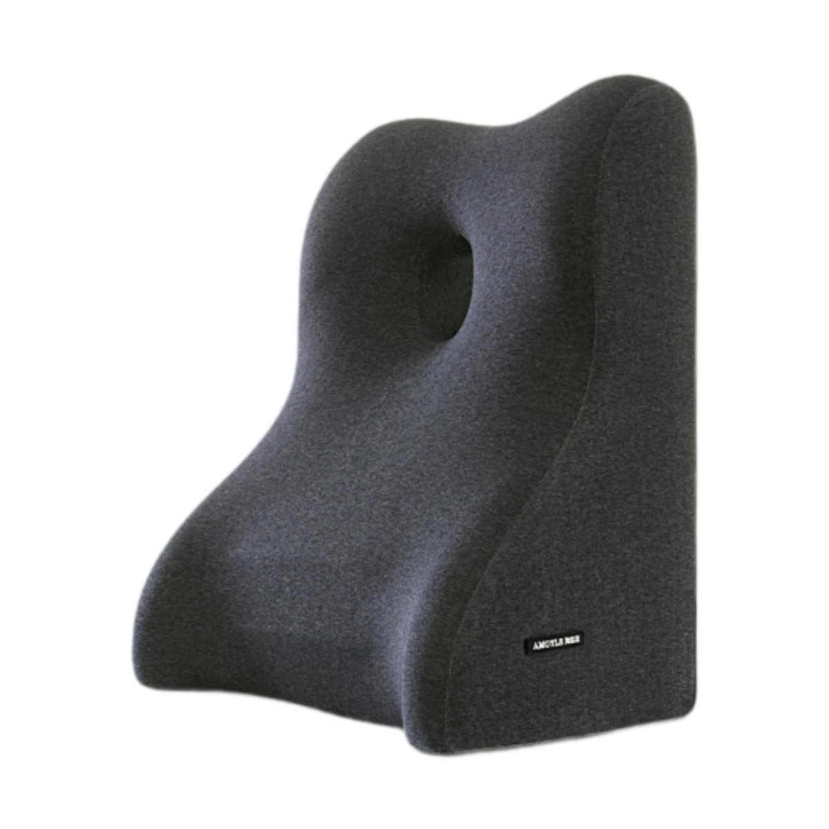 Maxbell Memory Foam Cushion Portable Lumbar Back Support Cushion for Sofas Beds Home Dark Gray