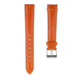 Maxbell Leather Watch Strap 12mm-20mm Wristband for Men Women 12mm Orange - Aladdin Shoppers