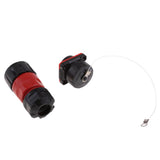 Maxbell 2 Pin Power Connector Male Plug & Female Socket Waterproof Outdoor IP67 - Aladdin Shoppers