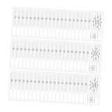 60Pcs Golf Impact Tape Set Improve Swing Accuracy Wood Golf Impact Stickers Style A