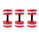 Maxbell 3 Pieces Water Aerobics Dumbbell Aquatic EVA Barbell Fitness Pool Exercise