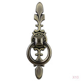 Maxbell 10pcs 117mm Vintage Antique Bronze Cupboard Cabinet Drawer Door Ring Pull Handle