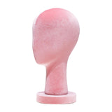 Mannequin Head Hat Holder Hat Display Stand for Styling Headdress Home Decor Height 33cm Pink