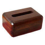 Maxbell Tissue Box Cover Wooden Rectangular Napkin Case for Countertop Vanity Office