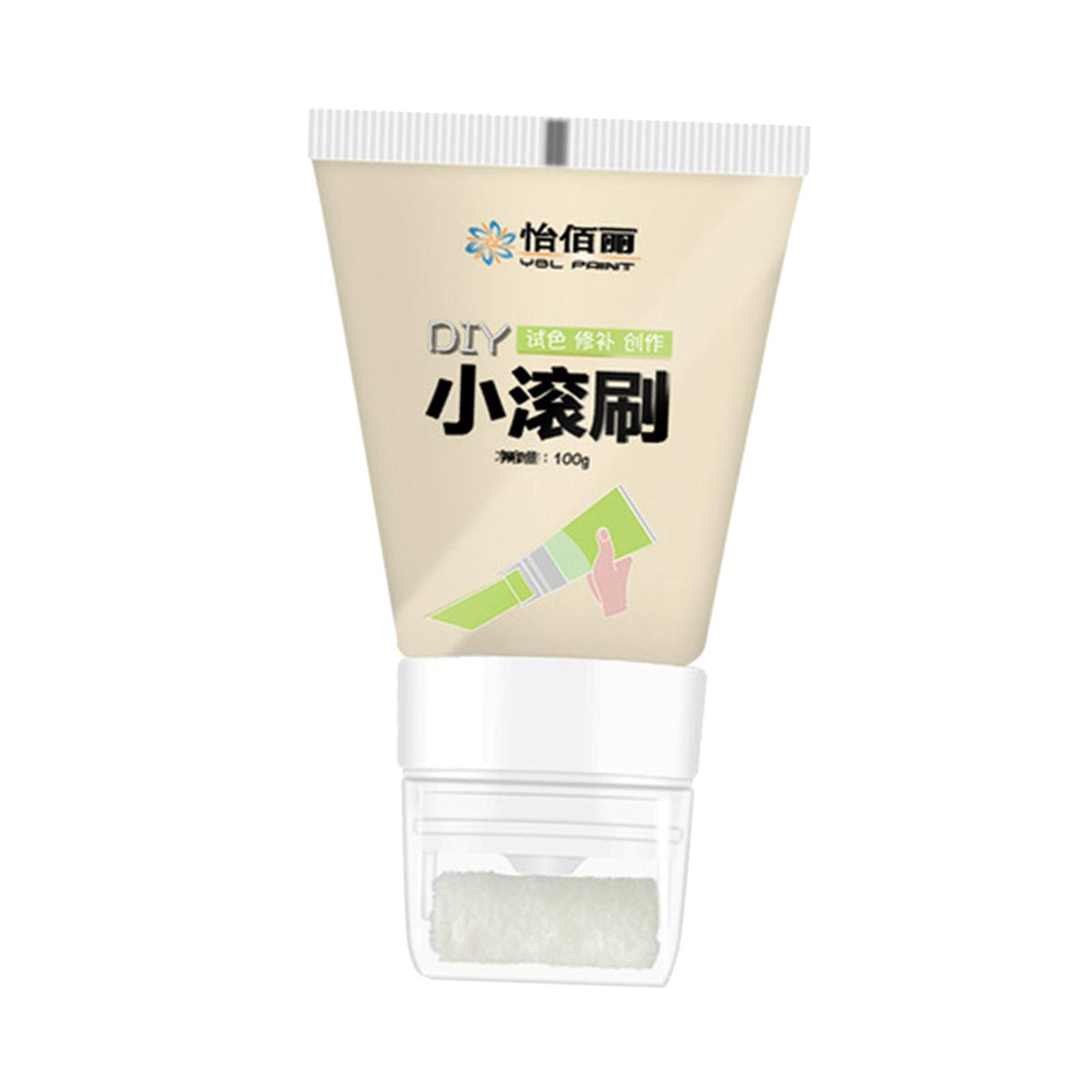 Maxbell Maxbell Drywall Roller Wall Paint Repairing Stains Graffiti Mending Wall Protection Yellow