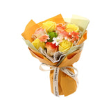 Maxbell Soap Flower Bouquet Romantic Mother's Day Gift for Party Wedding Anniversary Orange