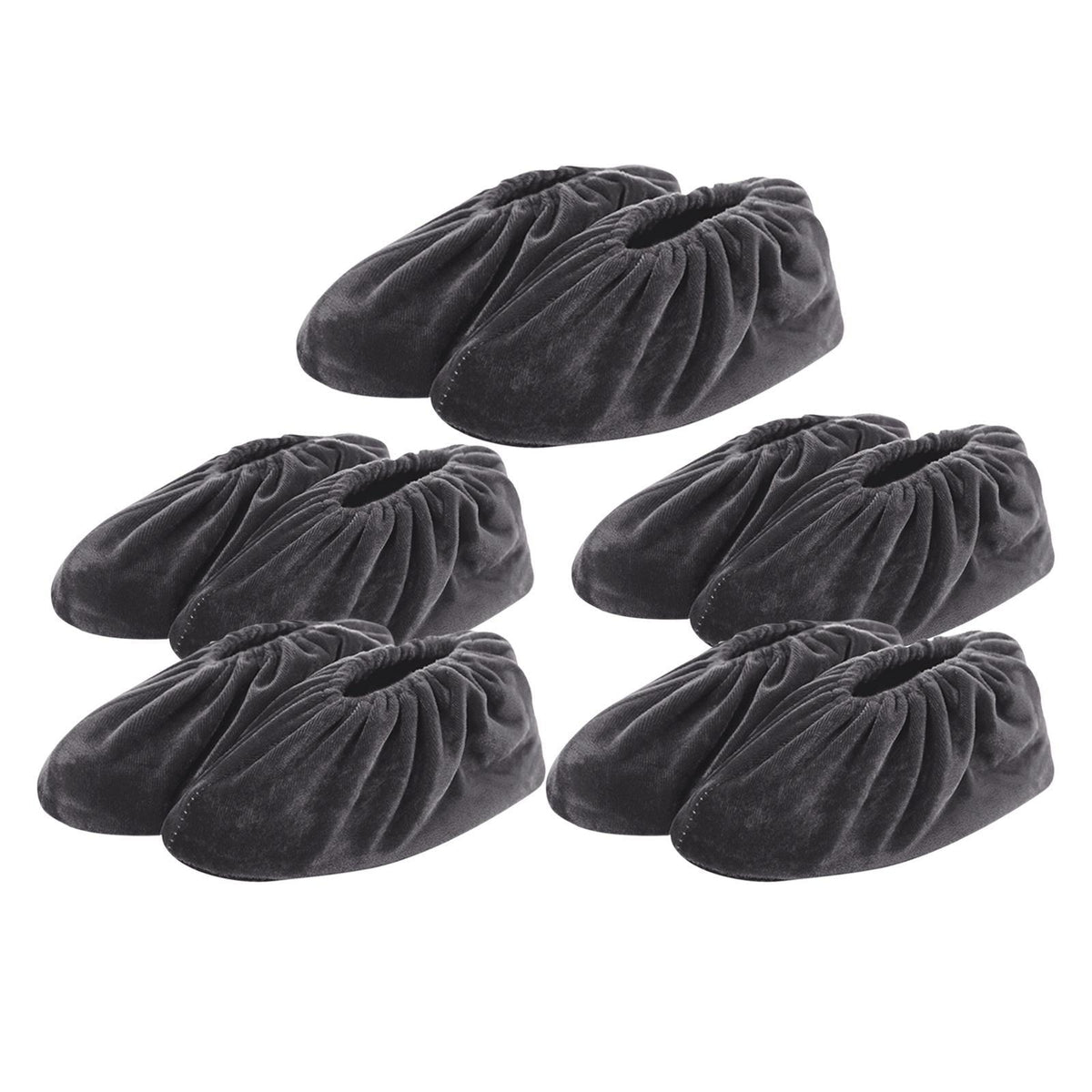 Maxbell Maxbell Flannel Shoes Covers Dust Proof Washable for Office Real Estate Contractors gray